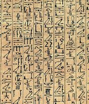 Papyrus Ani curs hiero