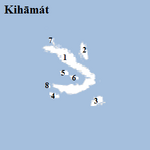 Kihāmát (Islands, numbered)