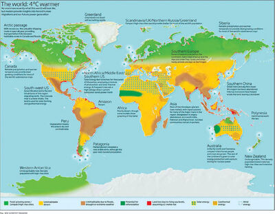 Cliame change map