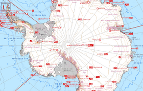 Antarctic research stations