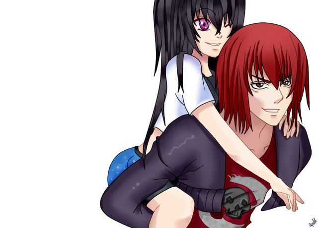 Archivo:Castiel e kyomi by ggabimelo-d5chggh.jpg