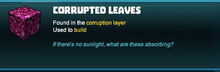 Creativerse tooltip leaves R38 0012