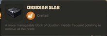 Creativerse Obsidian slab0303
