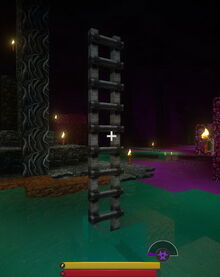 Creativerse mineral water and a ladder01