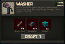 Creativerse washer crafting R32