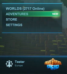 Creativerse Tester Gear Symbol