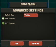 Creativerse claims general settings R33