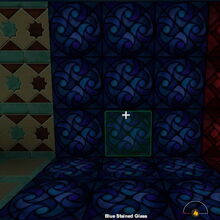 Creativerse Shop Blue Stained Glass night2984