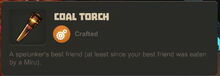 Creativerse Coal Torch1118