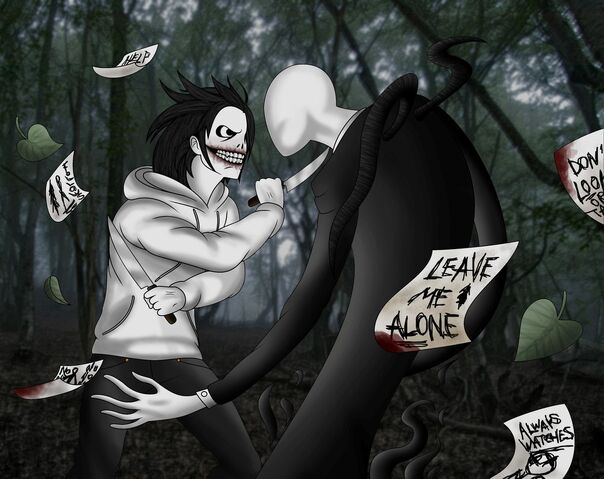 File:Jeff vs slender.jpg