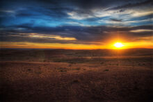 Gobi-Desert-Sunset