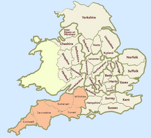 Doomsday Book - 1086 - English Counties - Circuit (Cornwall, Devonshire, Somerset, Wiltshire, Dorset)