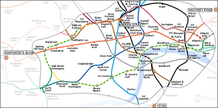 July 21 bombings map