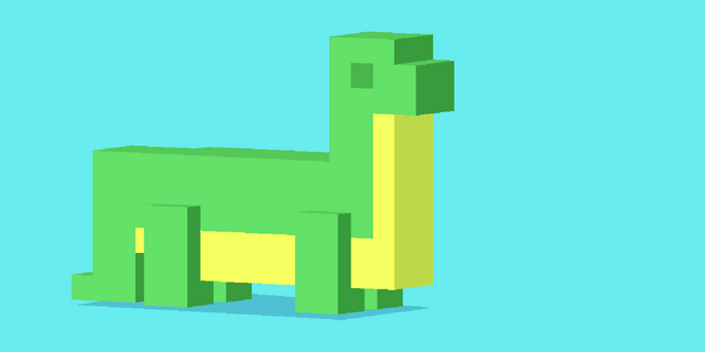 File:Blocky Dinosaur.png