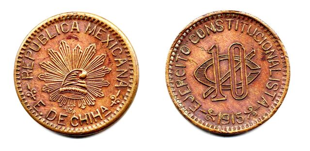 File:10 centavos del Estado de Chihuahua de 1915 (cobre)(anverso y reverso).jpg