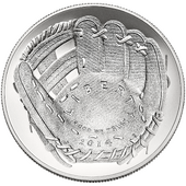 2014 baseball coin obverse