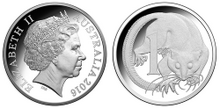 Australia 1 cent 2016 silver