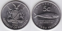Namibia 5 cents 2000
