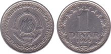 Yugoslavia 1 dinar 1965