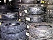 Tyre stockpile
