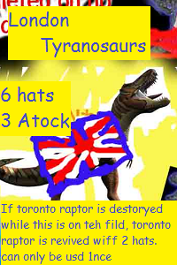 London Tyranosaurs