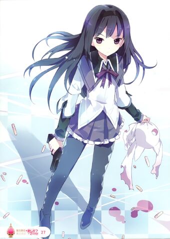 File:Yande.re 195393 sample akemi homura blood gun kyubey pantyhose puella magi madoka magica tiru.jpg