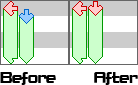 Escape Before and After Comparisons