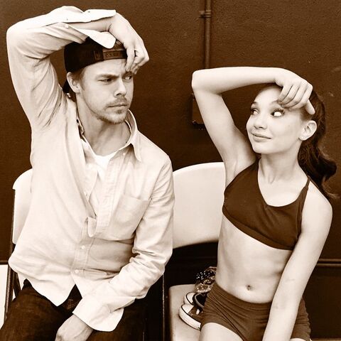File:DerekHough with MaddieZiegler 1May2015.jpg