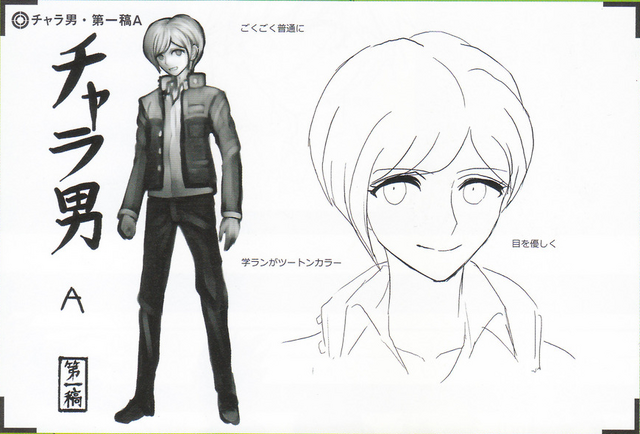 File:Art Book Scan Danganronpa V3 Character Designs Betas Rantaro Amami (1).png