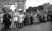 Jewish parade at titus gate.jpg