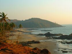 India Goa Vagator Beach General view.jpg