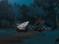 Ukitake attacks Possessed Kaien