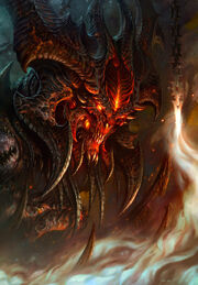 Diablo using his powers