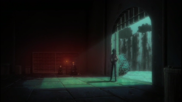 File:Yoruichi brings Ichigo and Rukia to a cave.png