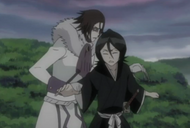 Muramasa grabs rukia