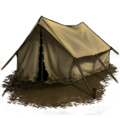 Tent up