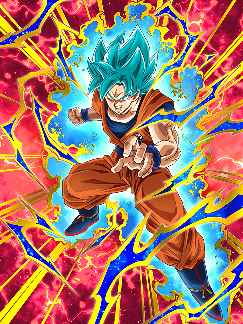 Indomitable Battle Lust Super Saiyan God SS Goku | Dragon Ball Z Dokkan Battle Wikia | FANDOM