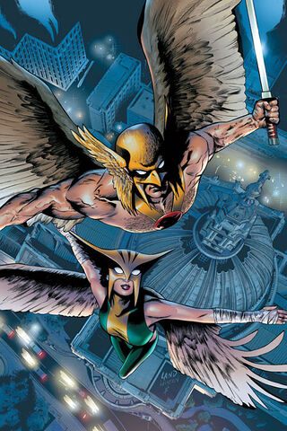 ファイル:Hawkman Hawkgirl.jpg