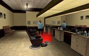 Reece's Friseur-Salon von innen