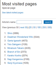 Shiro beats Main page!