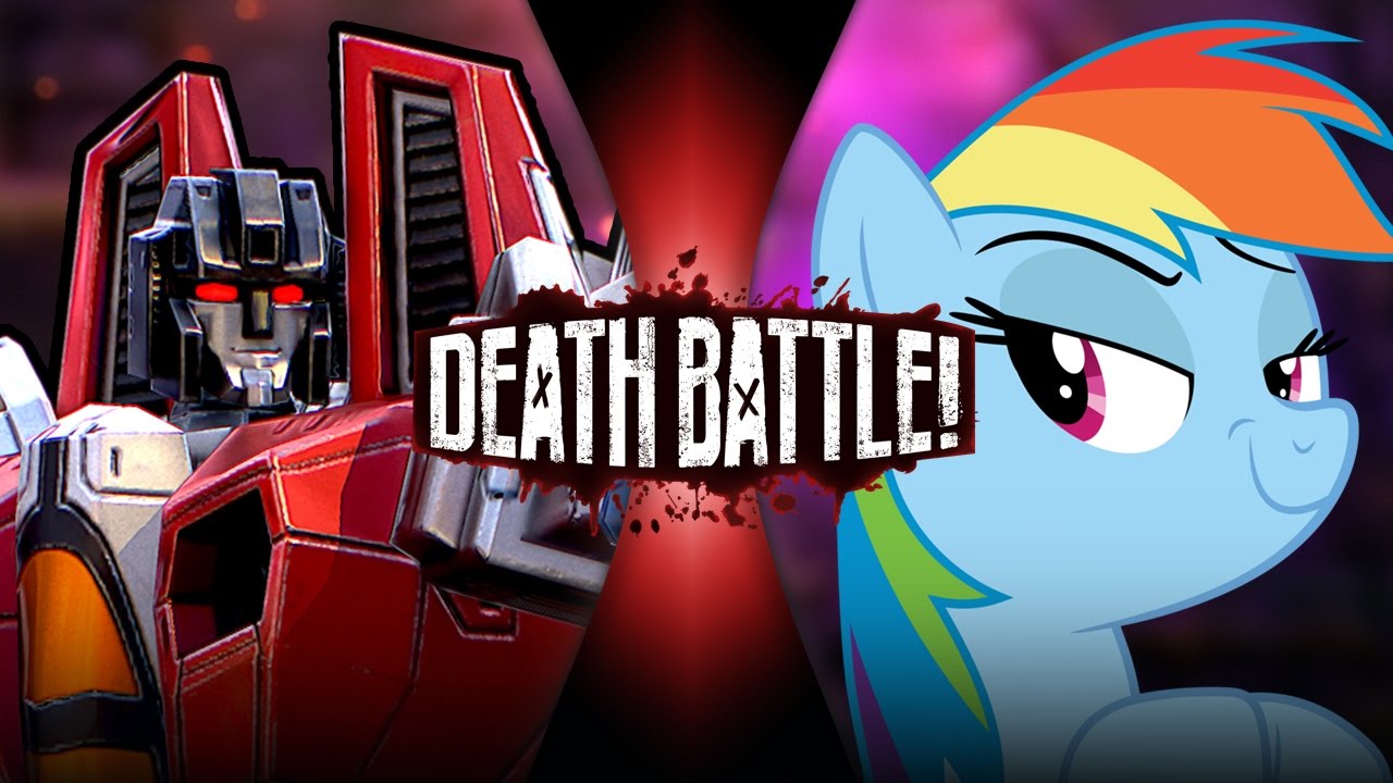 Starscream VS Rainbow Dash  DEATH BATTLE Wiki  FANDOM 