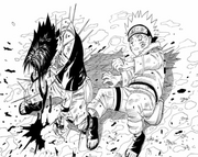 Sasuke beschützt Naruto