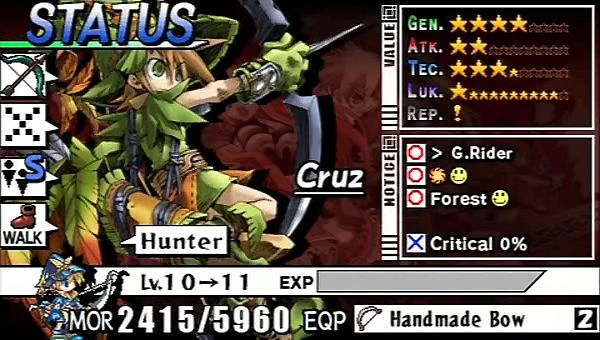 Cruz Base Stats
