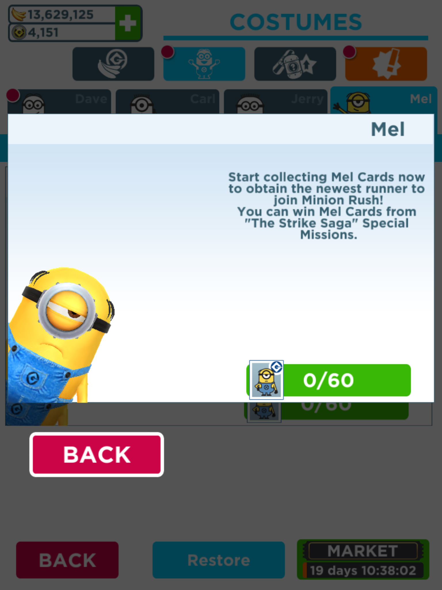 Mel Cards (Minion Rush) | Despicable Me Wiki | FANDOM powered by Wikia