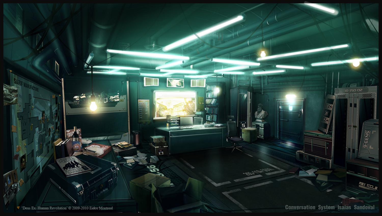 Watch Dogs The Bunker Monitor Wall Watch Dogs The Bunker Monitor Wall