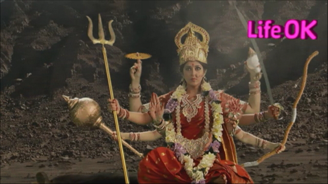 File:Durga, The Goddess With Eight Arms.png