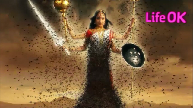File:Four-Armed Goddess Bhramari Devi Turns Furious.png