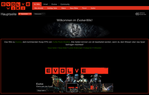 Evolve Wiki Hauptseite