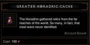 Greater Horadric Cache