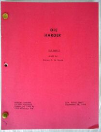 Die Harder Script